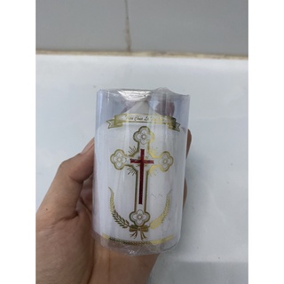 225. Cặp đèn cầy công giáo 6cm