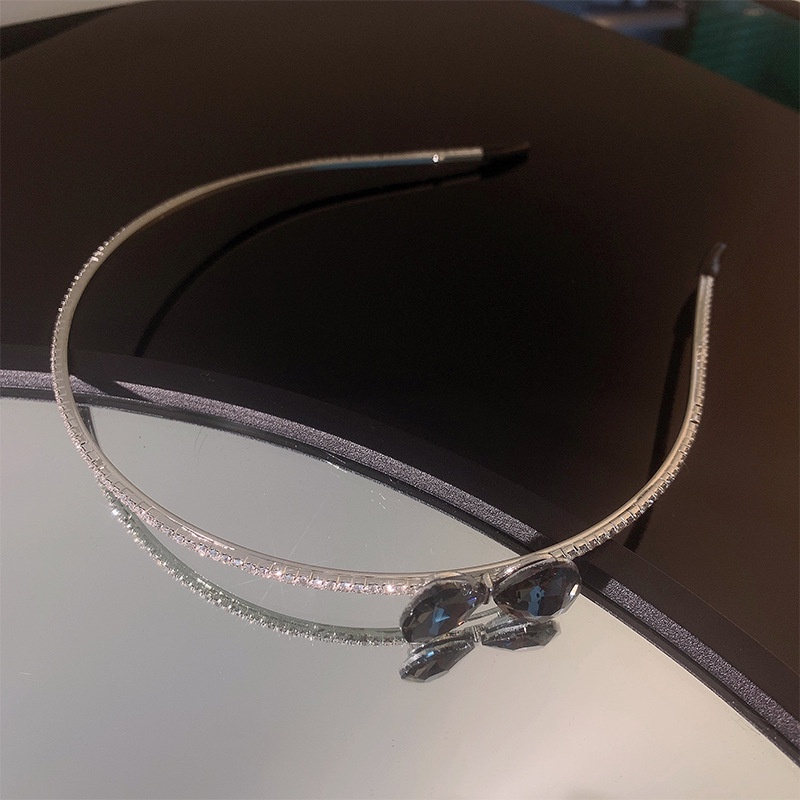 Băng Đô Cài Tóc Đính Đá Zircon Đơn Giản Phong Cách Mùa Hè Kiểu Mới Thời Trang Mùa Hè