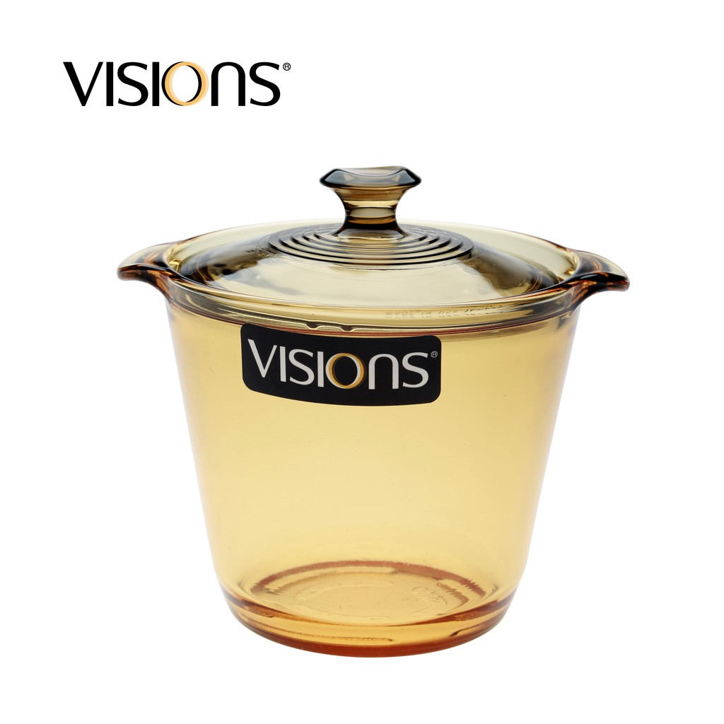 VSF-12STW/CL1 Nồi thủy tinh Visions 1.2L - Kích thước 15.5cmx15cmx14 - Bảo Hành 10 năm - Xuất xứ từ Pháp - Hàng chính hã