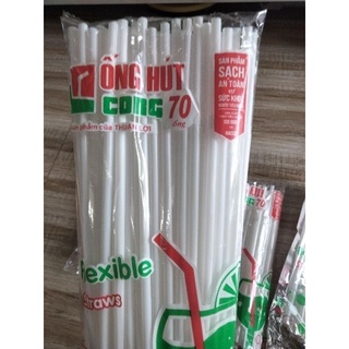 Ống hút cong 70 ống