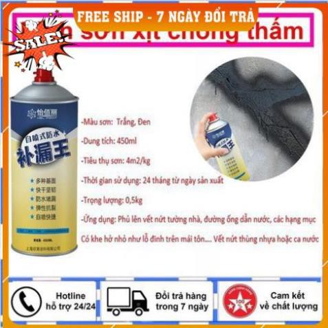 Bình xịt chống thấm, sika chống thấm tường, chống thấm dột dạng sơn xịt sẵn