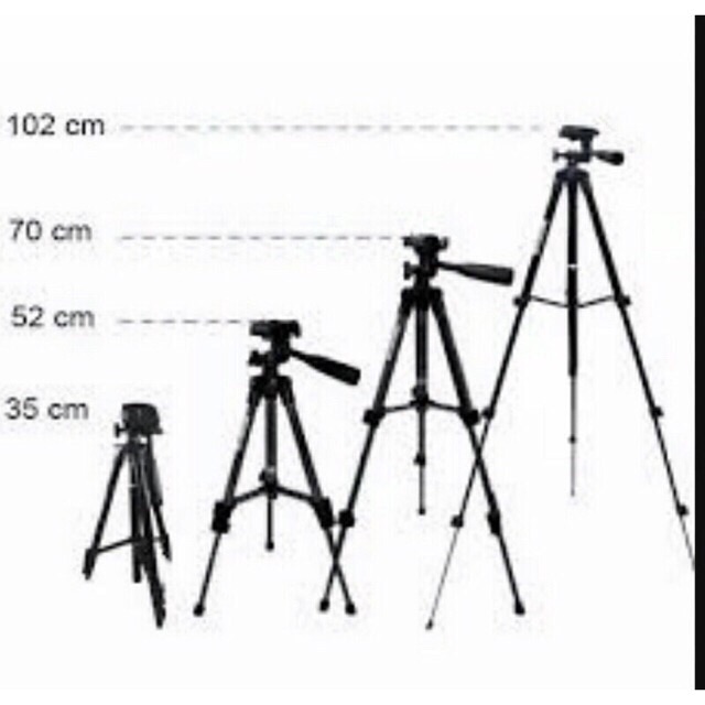 Bộ Tripod TF-3120 tặng kèm kẹp điện thoại và remote chụp ảnh