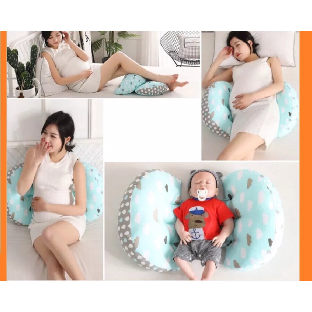 Gối bà bầu cánh tiên cao cấp chống mỏi lưng Hàn Quốc hãng ROYAL- Hàng chính hãng