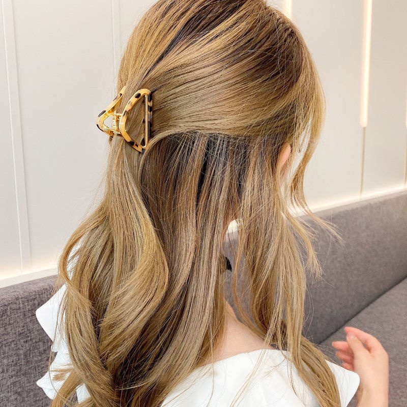 Kẹp Tóc Kim Loại Hàn Quốc 2022 Kẹp Tóc Nửa Lưng