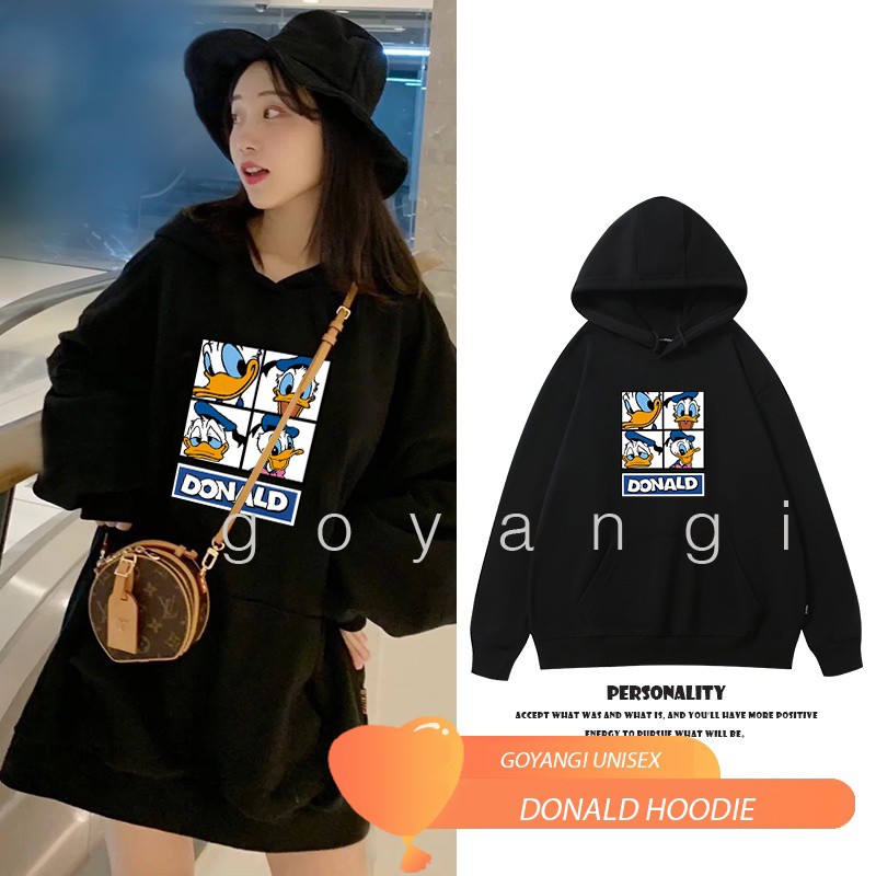 Áo hoodie dona duck Unisex phong cách Hàn Quốc