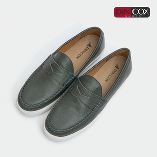 Giày Lười Da LC02 Dark Green Dincox