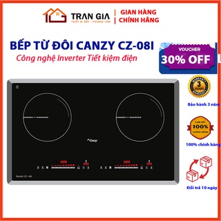 Bếp Từ Đôi Canzy CZ 08I Công Nghệ Inverter Tiết kiệm điện, bảo hành chính hãng 2 năm