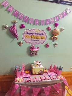 Set bóng đầy tháng cho bé