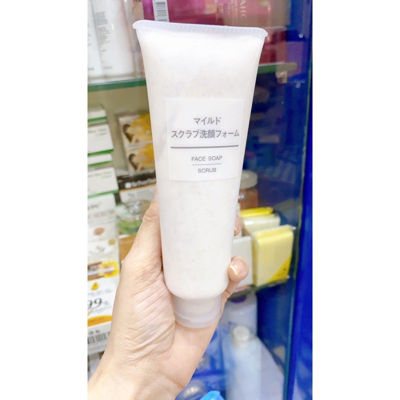 Sữa rửa mặt MUJI dịu nhẹ Face Soap Moisture (Bill mua tại Muji Nhat)