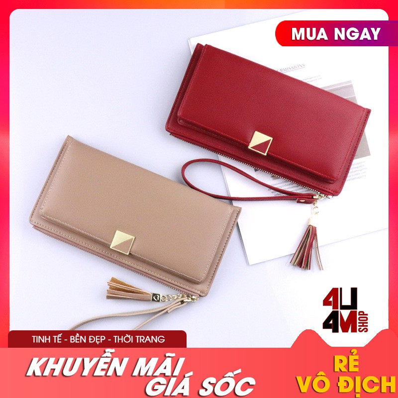 [KHUYẾN MÃI GIÁ SỐC] Ví Nữ Cầm Tay Dự Tiệc 4U4M8269 Phong Cách Hàn Quốc