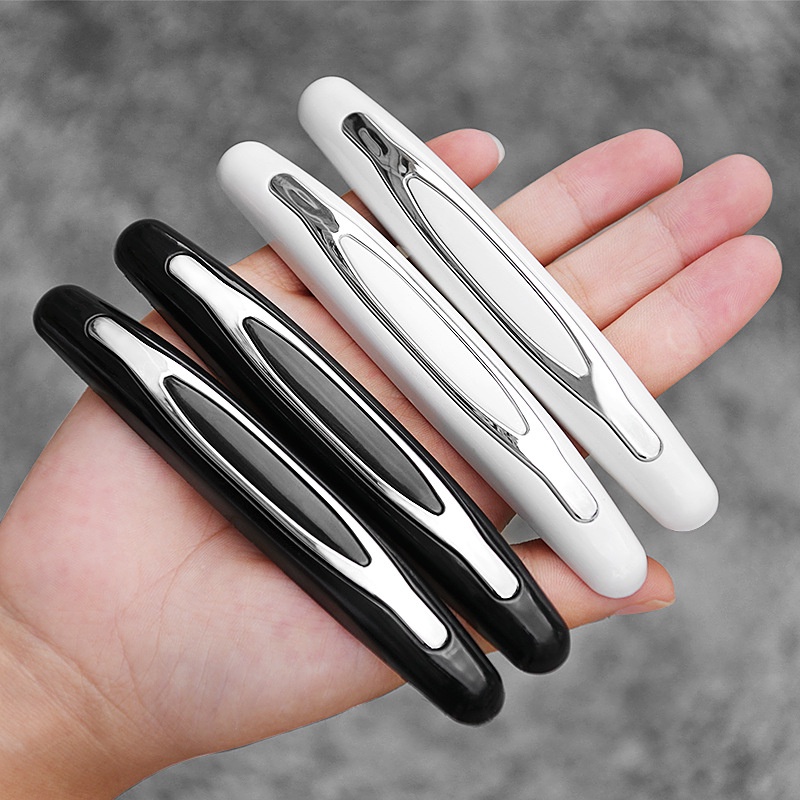 Bộ 4 chiếc nẹp chống va đập cánh cửa ô tô, xe hơi - Hàng Cao Cấp Màu Đen và Trắng