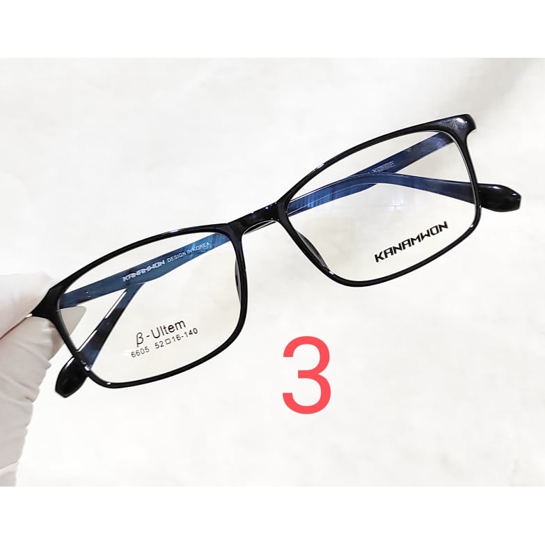 Gọng Kính Cận Nhựa Ultem Unisex KANAMWON siêu nhẹ 6605