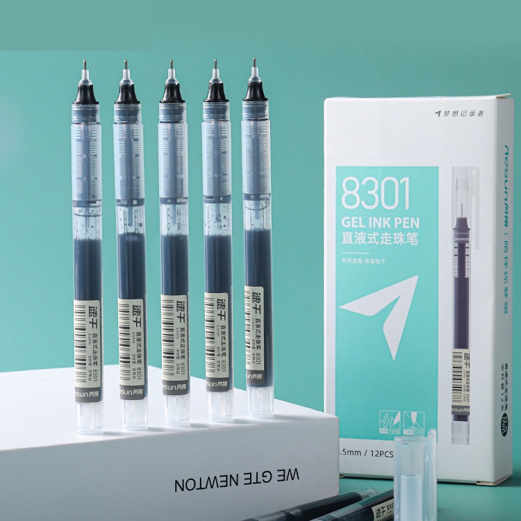 Set 5 Bút Kẻ Mắt Dạng Lỏng Màu Đen Nhanh Khô Dành Cho Học Sinh