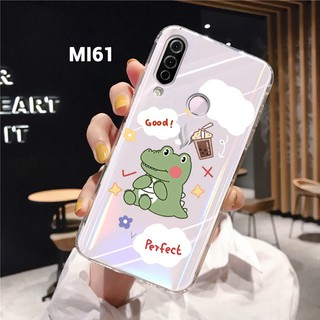 Ốp lưng VSmart Joy 3 dẻo trong in hình chú khủng long nhỏ