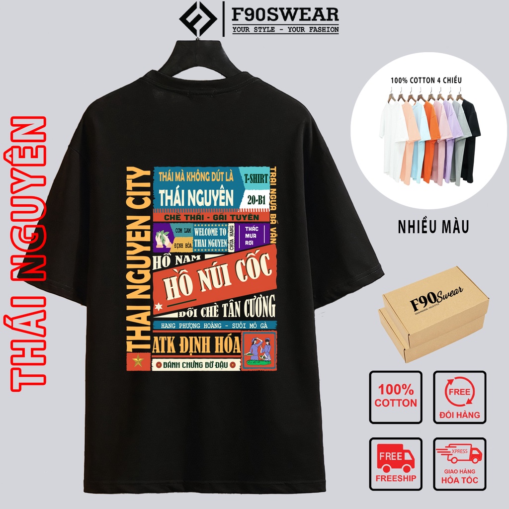 Áo thun tay lỡ nam nữ, áo phông unisex form rộng chất COTTON mát mịn thấm hút mồ hôi in theo tỉnh ĐÔNG BẮC BỘ | BigBuy360 - bigbuy360.vn