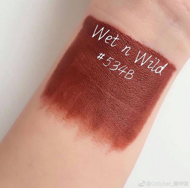 Son Thỏi Tone Đỏ Nâu Wet n Wild Silk Finish Lipstick #Mink Brown #534b