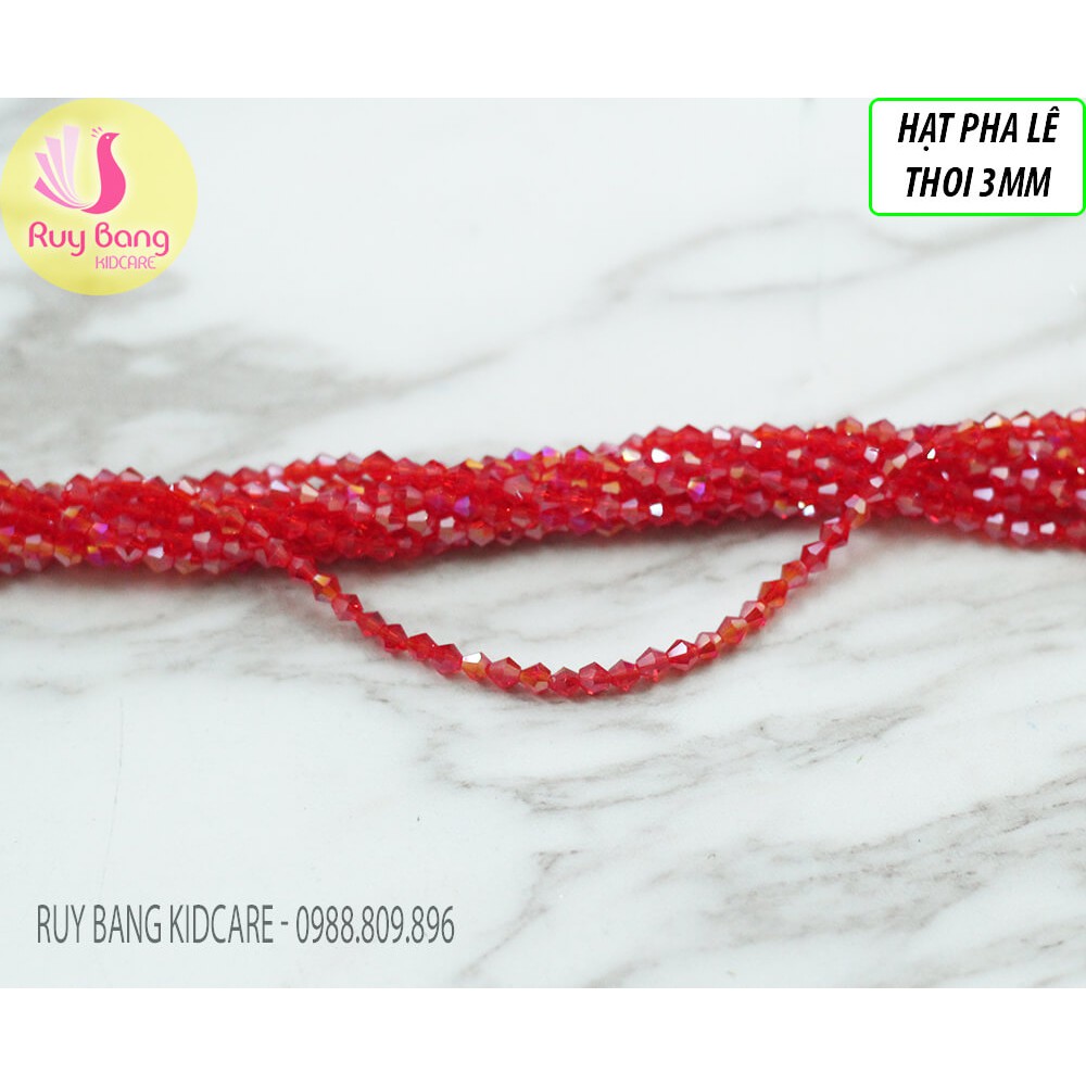Hạt pha lê thoi 3mm