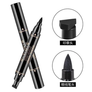Bút kẻ mắt nước QIC 2 đầu chống nước lâu trôi
