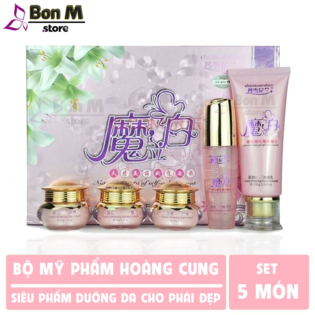 Bộ mỹ phẩm hoàng cung hồng 5 món