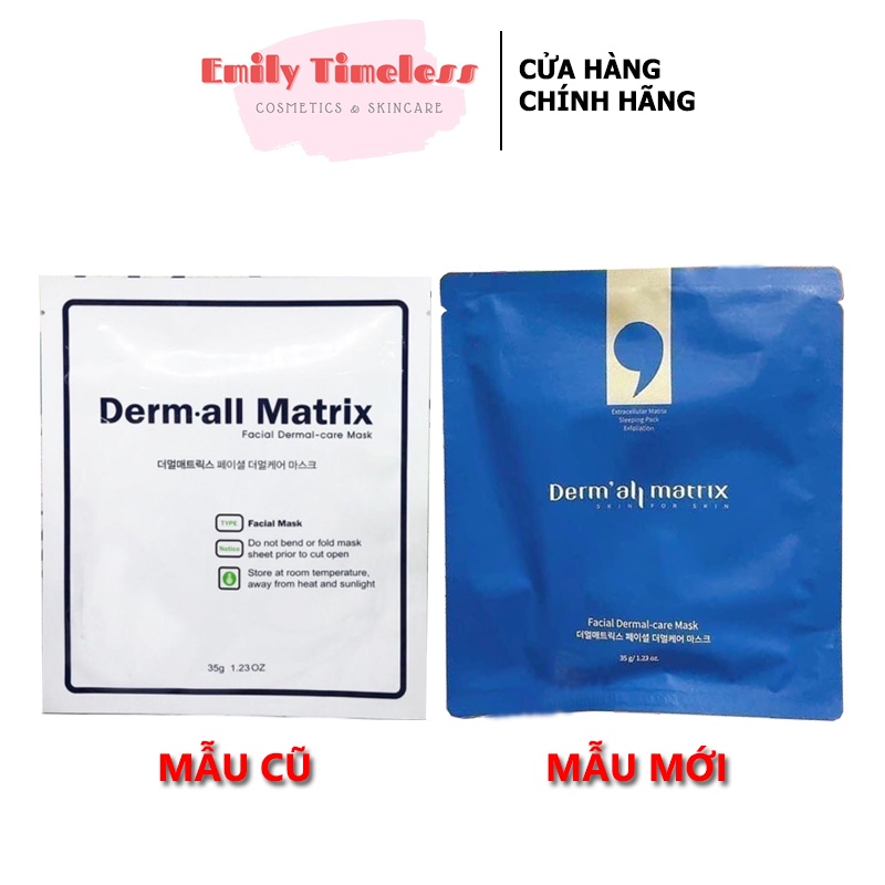 Derm All Matrix Mẫu Mới - Mặt Nạ Thạch Derm All Matrix Siêu Căng Bóng Mềm Mịn Da
