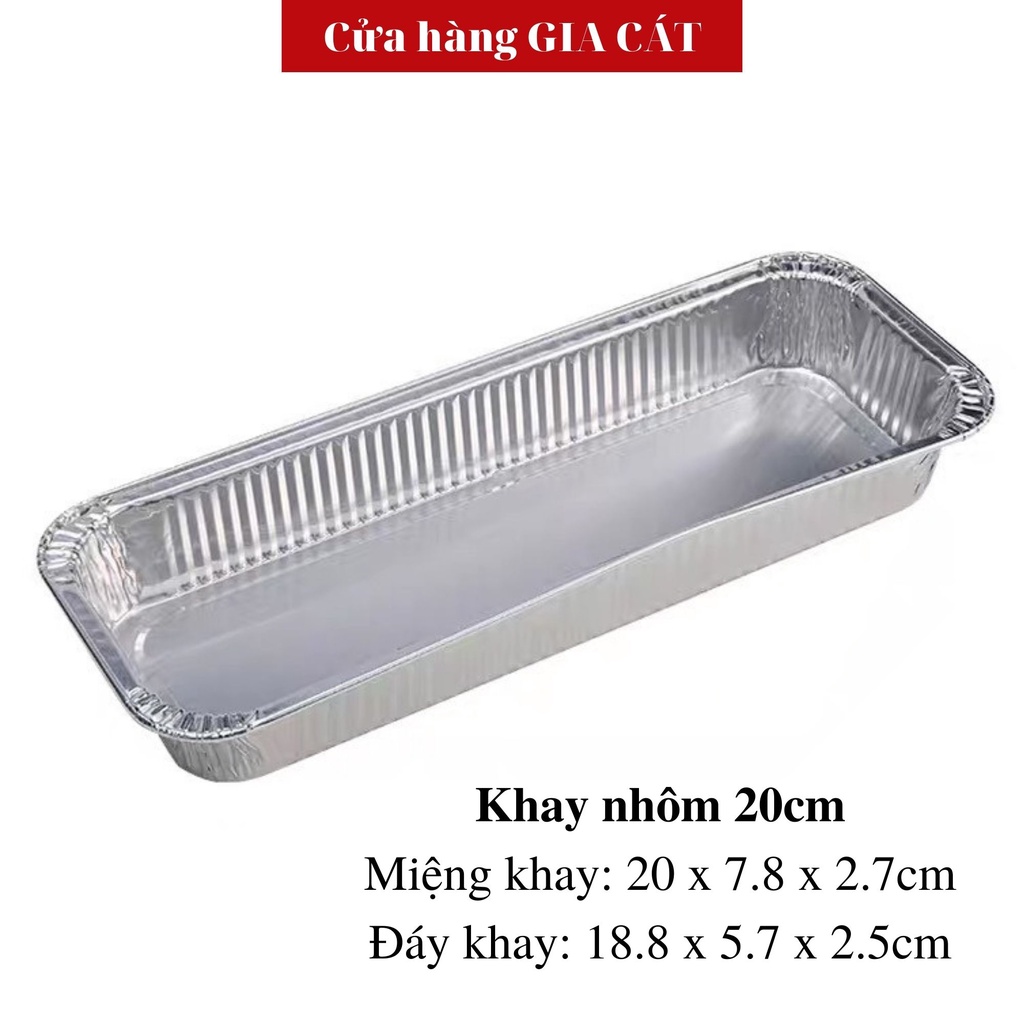 Khay bạc, đế bạc, khay nhôm 20cm dùng nướng bánh