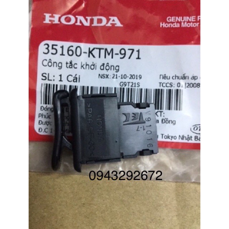 Nút công tắc đề Honda