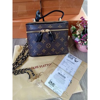 Túi xách nữ❣️FREESHIP❣️Túi trống hộp cơm lv Full box