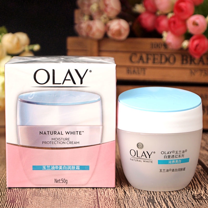 Kem Dưỡng Trắng Da Olay NATURAL WHITE MOLSTURE PROTECTION CREAM 50g