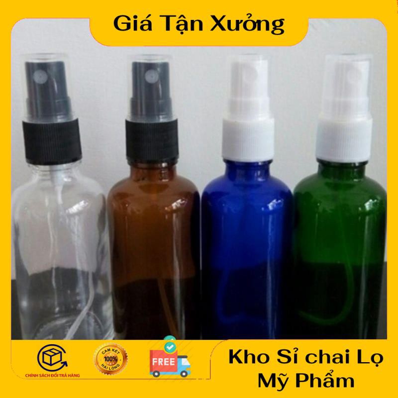 Chai lọ xịt phun sương thủy tinh 15ml/20ml/30ml - chai lọ chiết mỹ phẩm - lọ chiết nước hoa