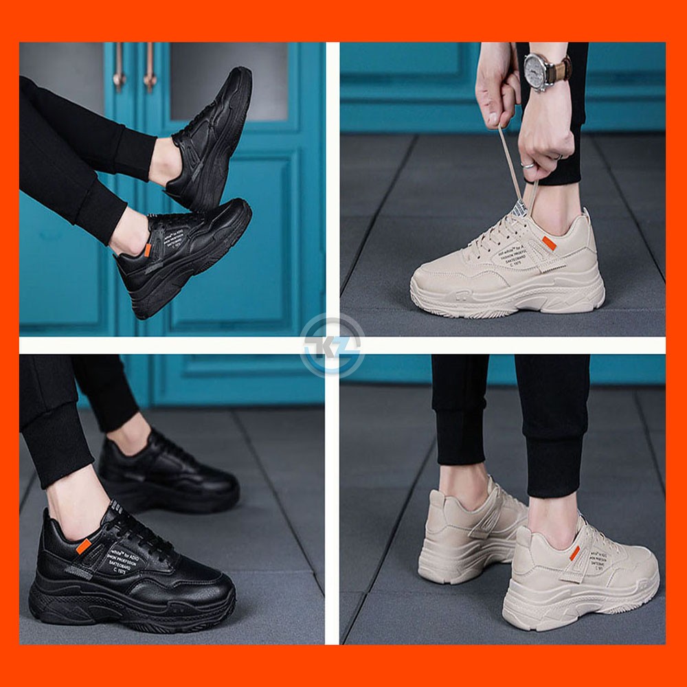( Giá sỉ ) Giày thể thao, giày da nam màu đen