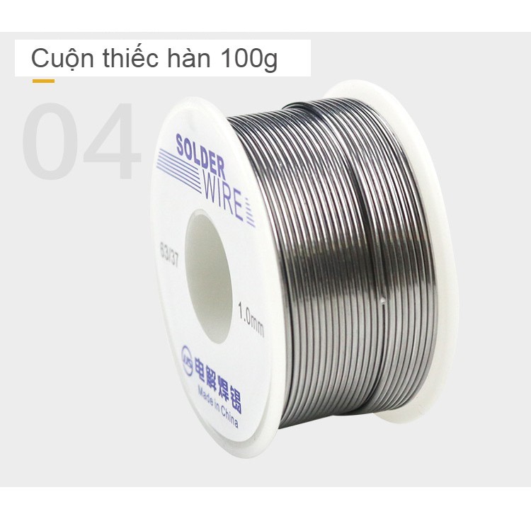 Cuộn thiếc hàn chất lượng cao loại 100g hàn điện tử