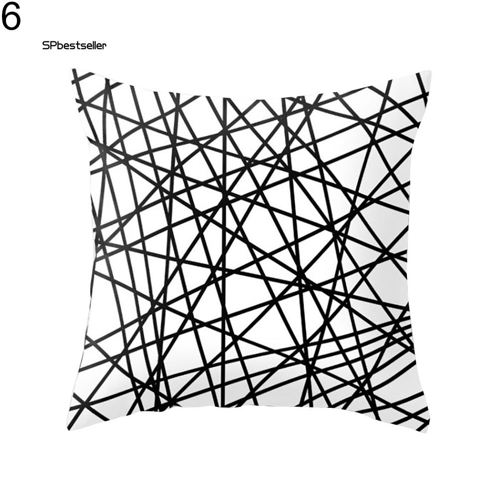 Vỏ gối sofa in họa tiết phong cách hiện đại