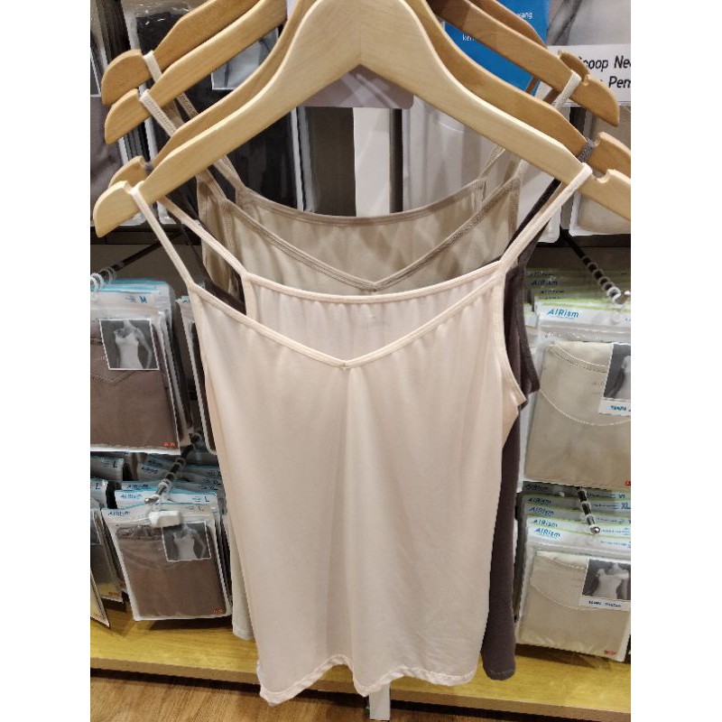 Uniqlo Áo Camisole Hai Dây Xinh Xắn Dành Cho Nữ