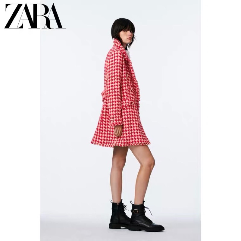 ÁO KHOÁC DẠ TWEED ZARA AUTHENTIC TUỒN STORE