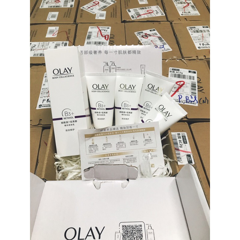 Sữa dưỡng thể dưỡng trắng Olay b3 Retinol hot