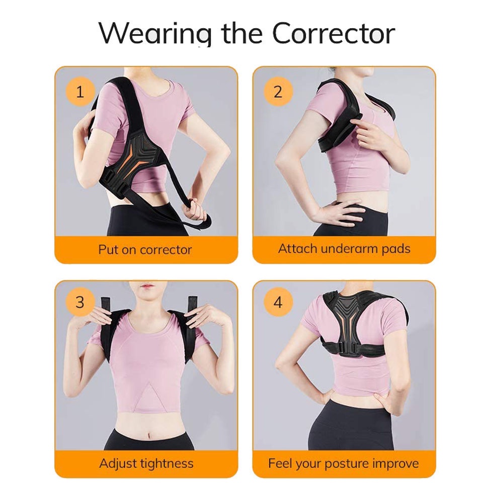 [Hàng mới về] Đai điều chỉnh tư thế lưng thẳng vô hình thoảI mái