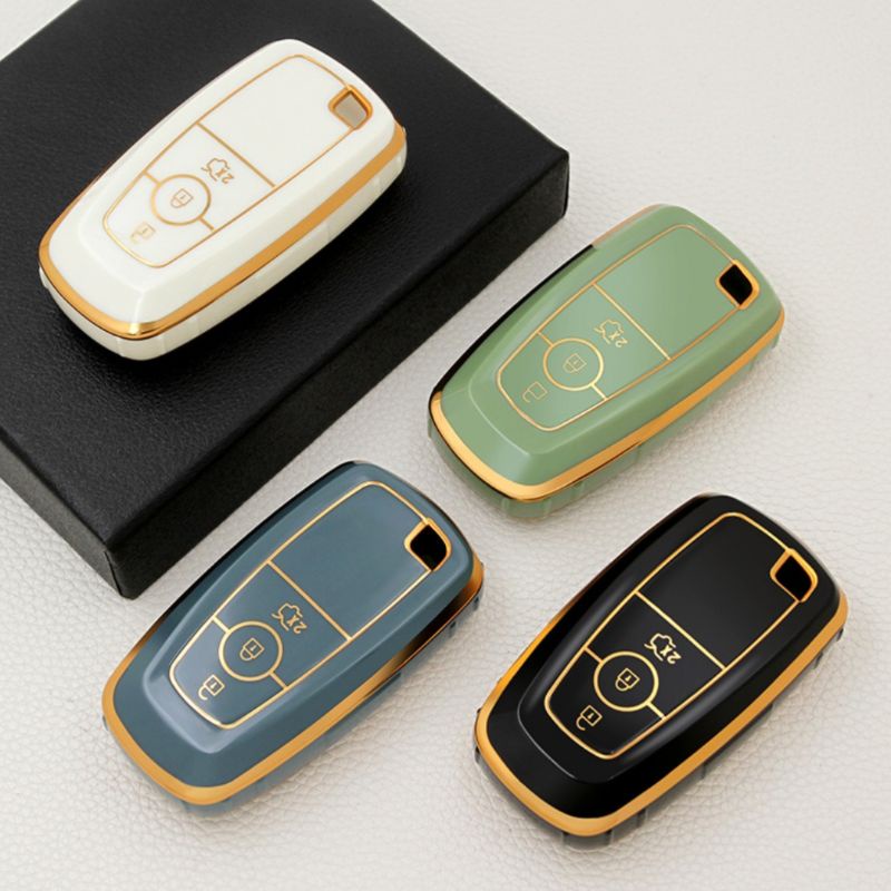 Ốp chìa khoá Ford EVEREST RANGER ECOSPORT đời 2018-2022 chìa thông minh smartkey