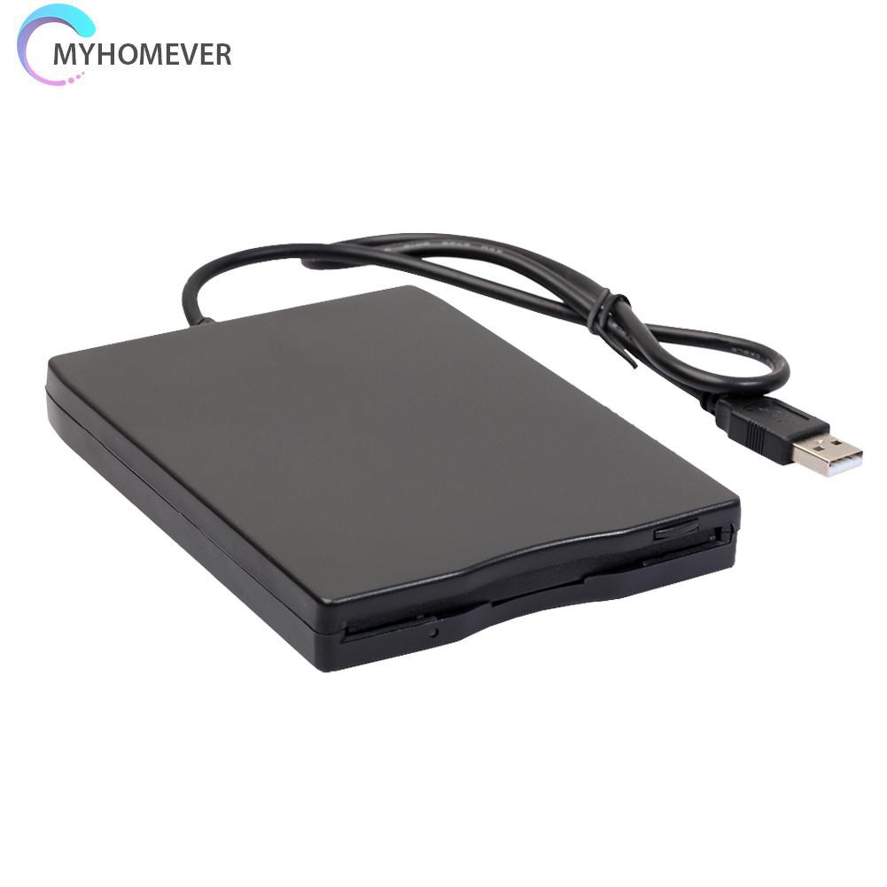 myhomever 1.44Mb 3.5&quot; USB External Portable Floppy Disk Drive Diskette FDD for Laptop