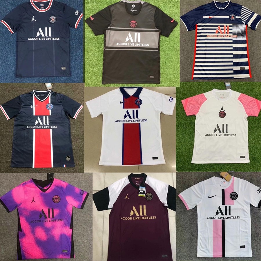 Áo Thun Bóng Đá Đội Tuyển Paris Saint-Germain new 2020 2021 #20 21