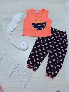 Bộ croptop bé gái 10-20kg