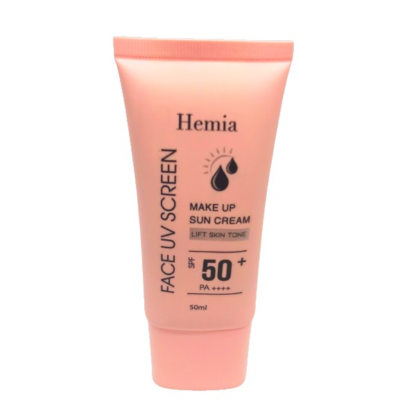 [Chính Hãng] Kem chống nắng dưỡng trắng nâng tông HEMIA SPF50+, chiết xuất 100% tự nhiên, Thấm mướt cực nhanh, mịn màng