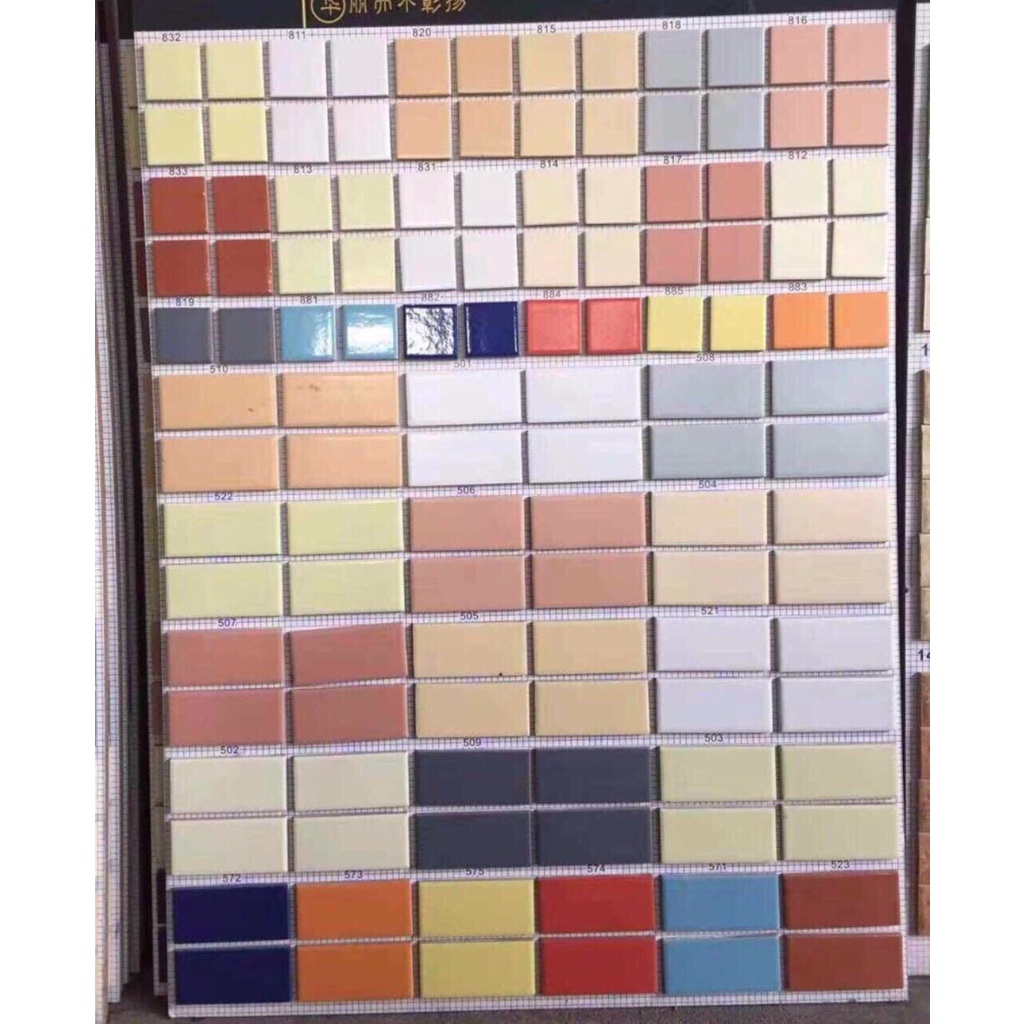 Gạch thẻ inax trang trí tường nội ngoại thât, decor quán cafe, quầy thanh toán, shop thời trang, mang vẻ đẹp hiện đại