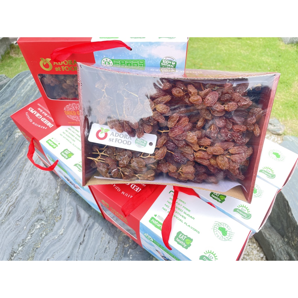 Nho Khô Nguyên Cành Úc Premium Crimson Dried Grapes Adora St Food 1kg Date 12/2022