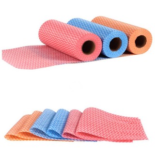 Cuộn khăn lau đa năng homeeasy - 50 miếng (màu ngẫu nhiên)