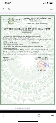 Sản phẩm Colostrum Milk powder ( Úc)