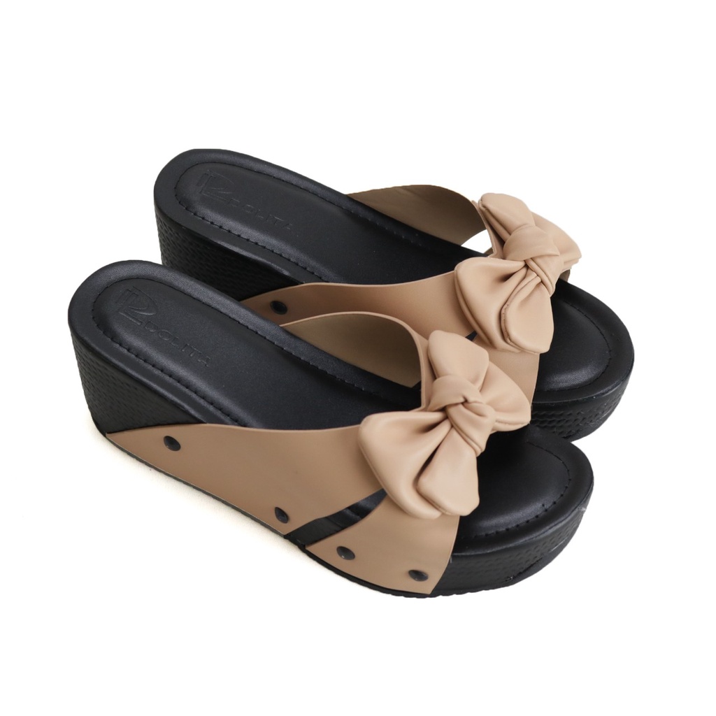 Dép nữ đế xuồng thời trang cao 7 cm GIAVY