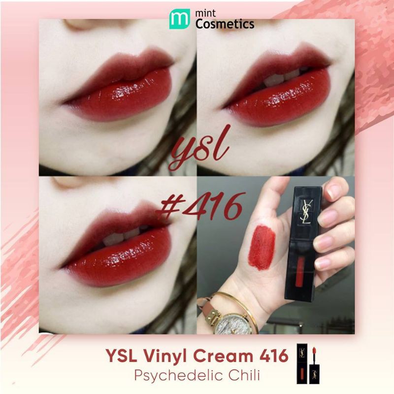 [Hàng có sẵn] Son YSL 416 đỏ gạch