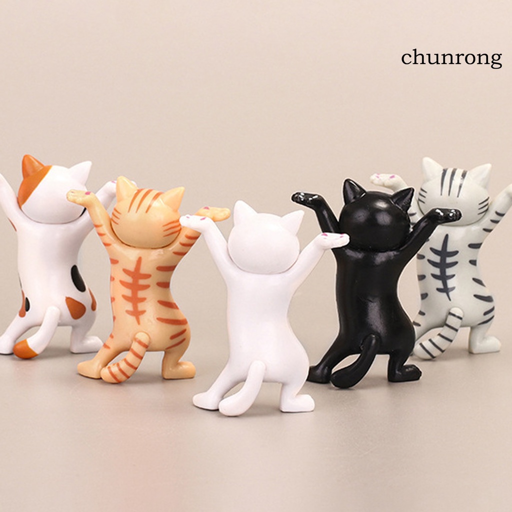 Cr Set 5 Giá Đỡ Bút / Mô Hình Nhân Vật Hoạt Hình Bằng PVC