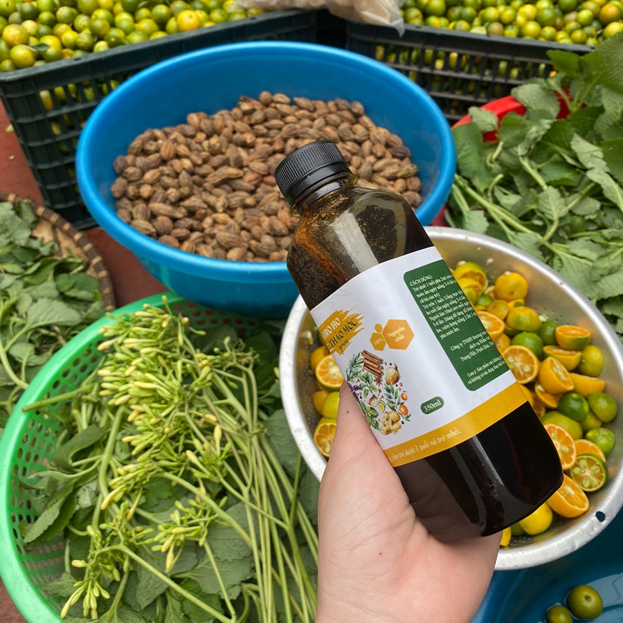Siro Ho Húng Chanh GreenLab Giảm Ho Khan Ho Có Đờm Bổ Phế