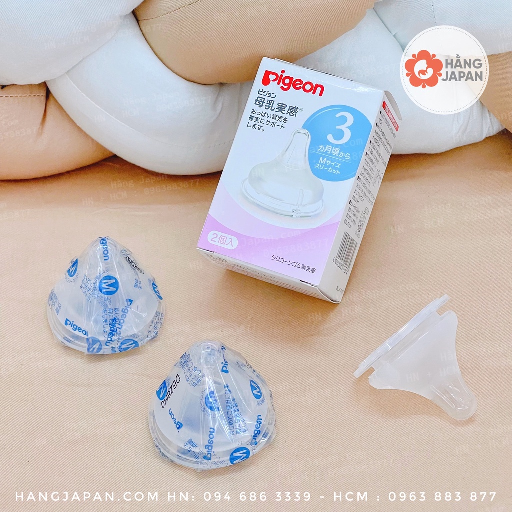 Pigeon - Núm thay thế bình cổ rộng các size